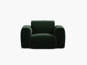 Modern Armchair with Curved Design & Soft Comfort