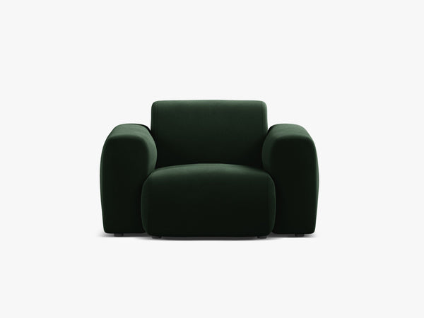 Modern Armchair with Curved Design & Soft Comfort