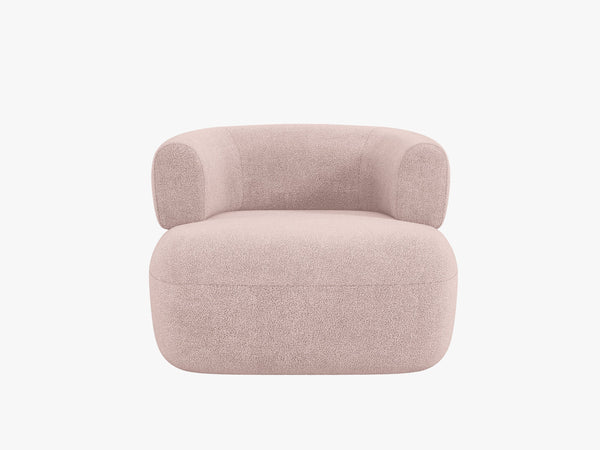 Modern Armchair with Rounded Design & Soft Comfort