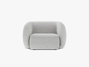 Modern Armchair with Curved Design & Soft Comfort