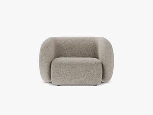 Modern Armchair with Curved Design & Soft Comfort