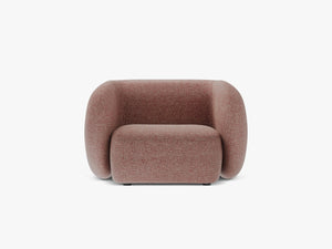 Modern Armchair with Curved Design & Soft Comfort