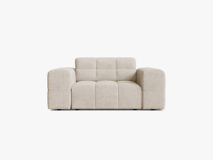 Modern Armchair with Deep Seating & Tufted Design