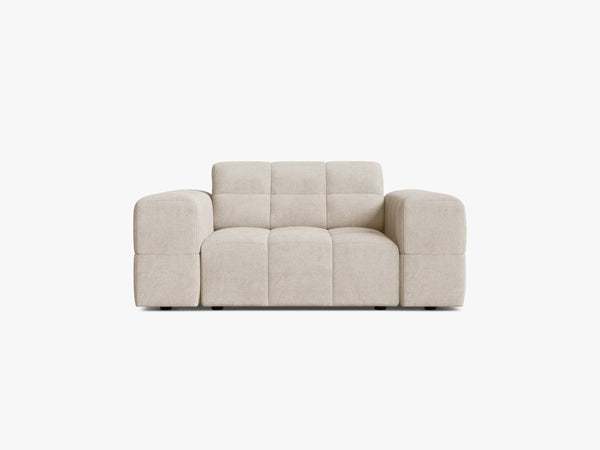 Modern Armchair with Deep Seating & Tufted Design