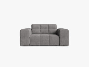 Modern Armchair with Deep Seating & Tufted Design
