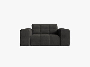 Modern Armchair with Deep Seating & Tufted Design