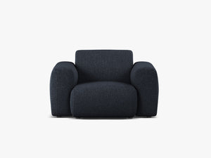 Modern Armchair with Curved Design & Soft Comfort