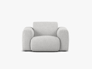 Modern Armchair with Curved Design & Soft Comfort