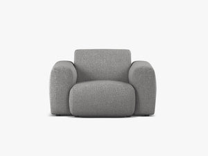 Modern Armchair with Curved Design & Soft Comfort