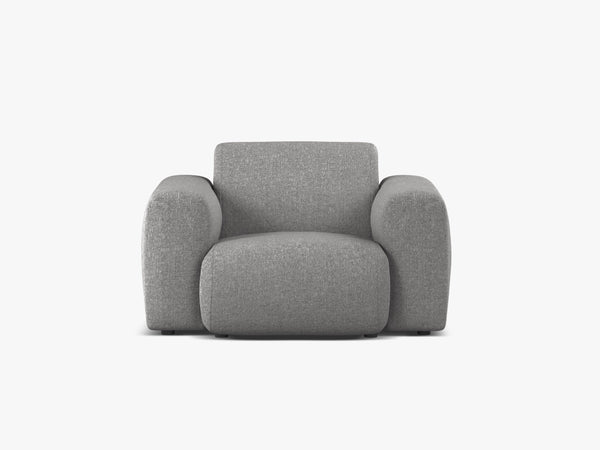 Modern Armchair with Curved Design & Soft Comfort