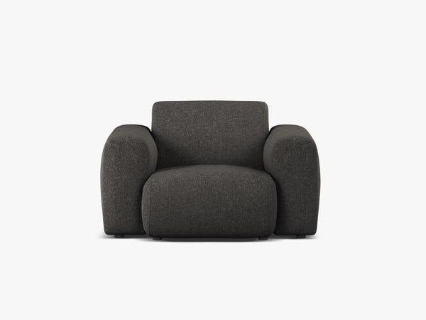 Modern Armchair with Curved Design & Soft Comfort