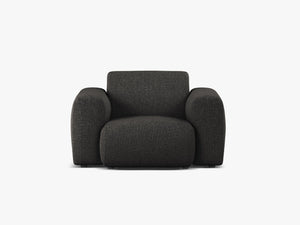 Modern Armchair with Curved Design & Soft Comfort