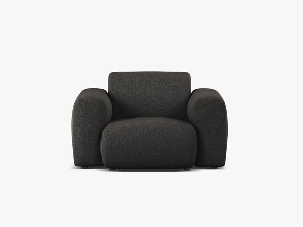 Modern Armchair with Curved Design & Soft Comfort