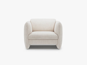 Modern Sculptural Armchair – Deep Seat Accent Lounge Chair