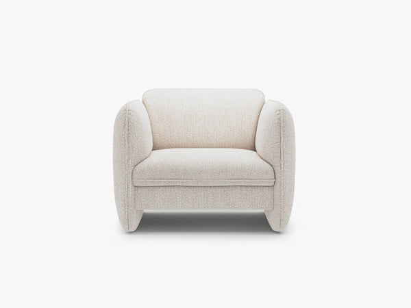 Modern Sculptural Armchair – Deep Seat Accent Lounge Chair