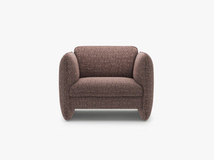 Modern Sculptural Armchair – Deep Seat Accent Lounge Chair