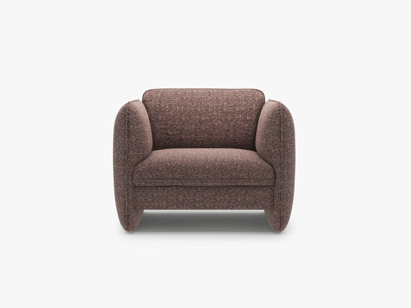 Modern Sculptural Armchair – Deep Seat Accent Lounge Chair
