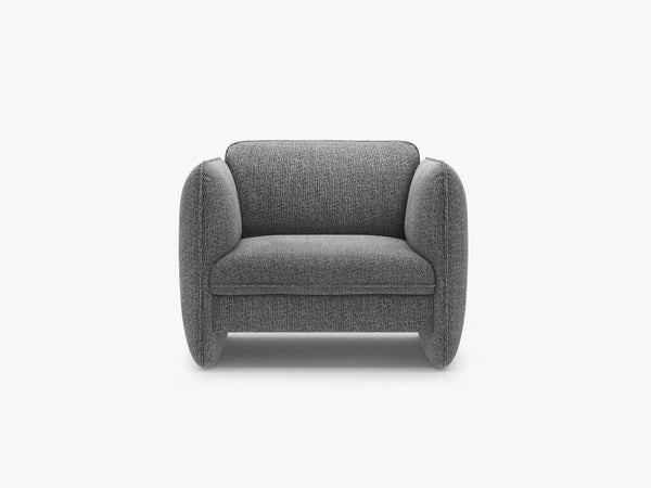 Modern Sculptural Armchair – Deep Seat Accent Lounge Chair