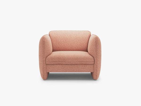 Modern Sculptural Armchair – Deep Seat Accent Lounge Chair