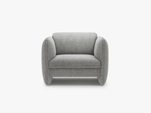 Modern Sculptural Armchair – Deep Seat Accent Lounge Chair