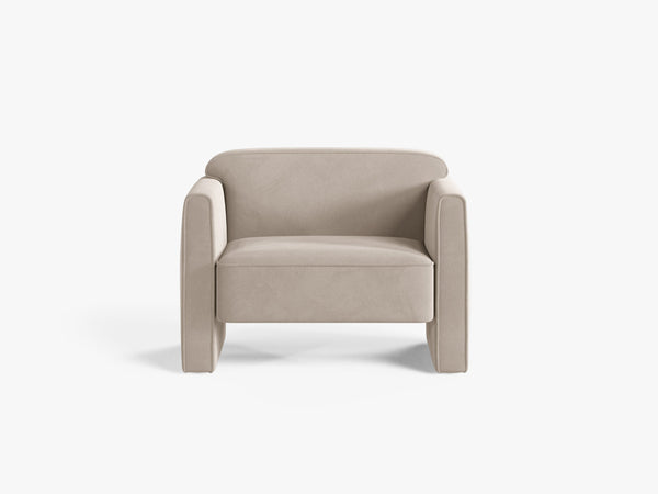 Modern Accent Armchair – Mid-Century Style Upholstered Lounge Chair