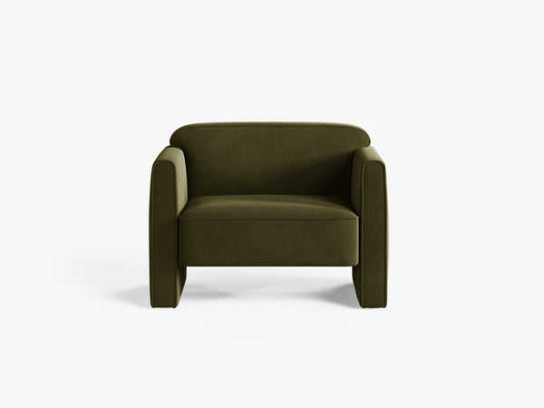 Modern Accent Armchair – Mid-Century Style Upholstered Lounge Chair