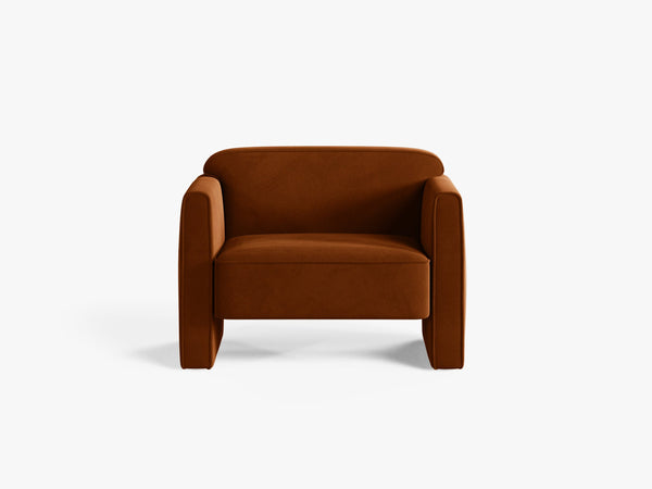 Modern Accent Armchair – Mid-Century Style Upholstered Lounge Chair