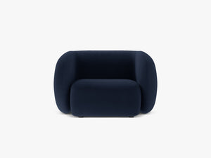 Modern Armchair with Curved Design & Soft Comfort