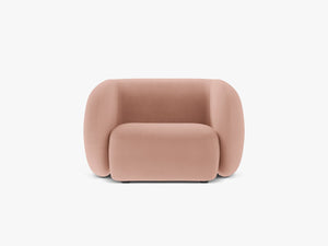 Modern Armchair with Curved Design & Soft Comfort