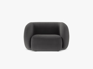 Modern Armchair with Curved Design & Soft Comfort
