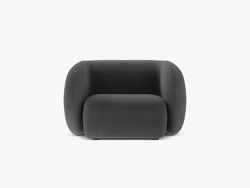 Modern Armchair with Curved Design & Soft Comfort