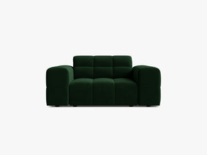 Modern Armchair with Deep Seating & Tufted Design