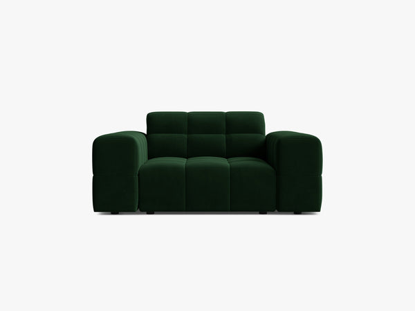 Modern Armchair with Deep Seating & Tufted Design