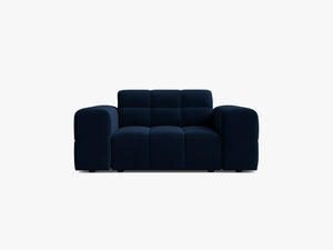 Modern Armchair with Deep Seating & Tufted Design