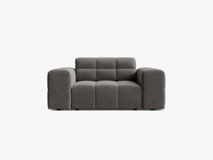 Modern Armchair with Deep Seating & Tufted Design