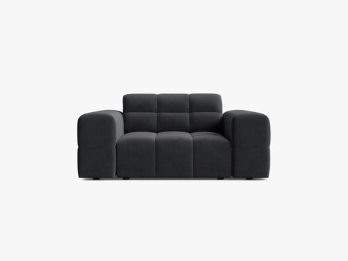 Modern Armchair with Deep Seating & Tufted Design