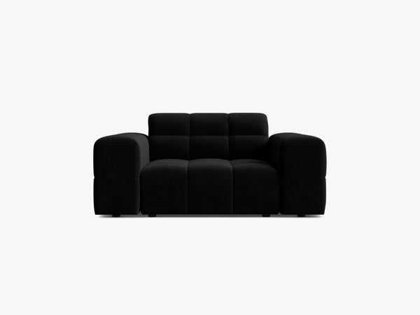 Modern Armchair with Deep Seating & Tufted Design