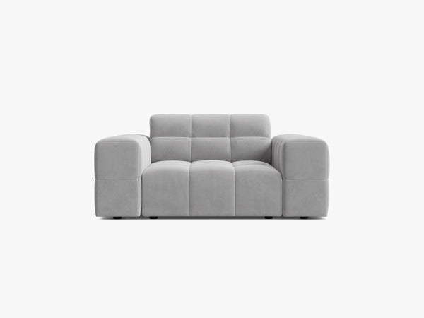 Modern Armchair with Deep Seating & Tufted Design