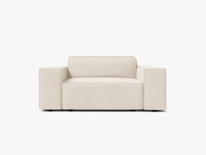 Modern Armchair with Wide Armrests & Medium-Soft Comfort