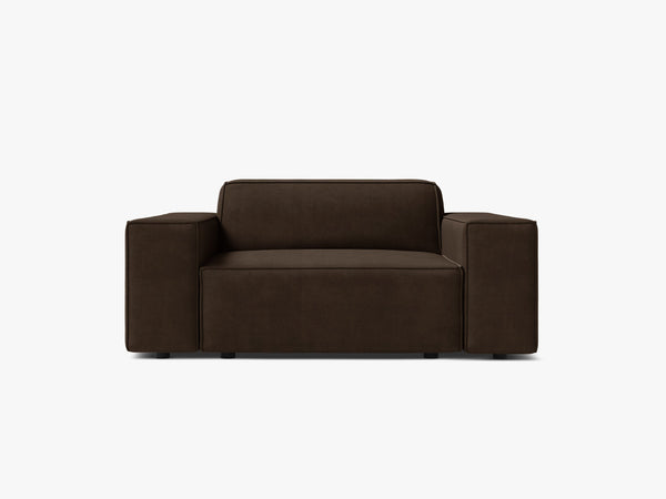 Modern Armchair with Wide Armrests & Medium-Soft Comfort