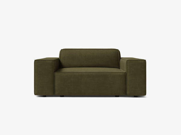 Modern Armchair with Wide Armrests & Medium-Soft Comfort