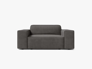 Modern Armchair with Wide Armrests & Medium-Soft Comfort