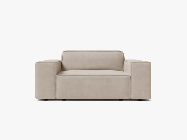 Modern Armchair with Wide Armrests & Medium-Soft Comfort