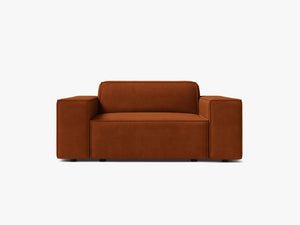 Modern Armchair with Wide Armrests & Medium-Soft Comfort