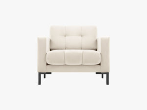 Upholstered Armchair with Quilted Design & Modern Comfort
