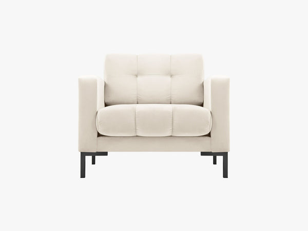 Upholstered Armchair with Quilted Design & Modern Comfort