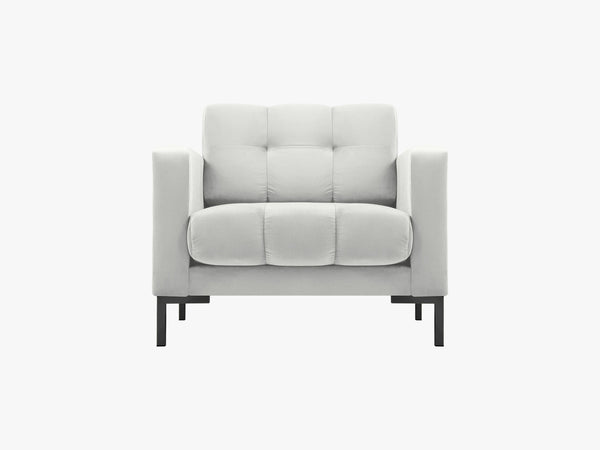 Upholstered Armchair with Quilted Design & Modern Comfort