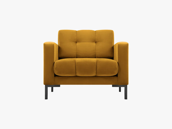 Upholstered Armchair with Quilted Design & Modern Comfort