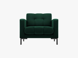 Upholstered Armchair with Quilted Design & Modern Comfort