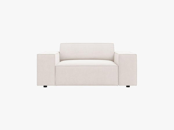 Modern Armchair with Wide Armrests & Medium-Soft Comfort